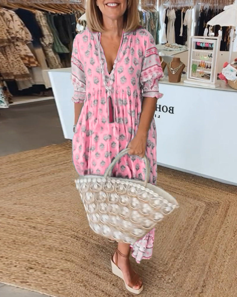 Isla – Rochie de Damă Elegantă cu Decolteu în V
