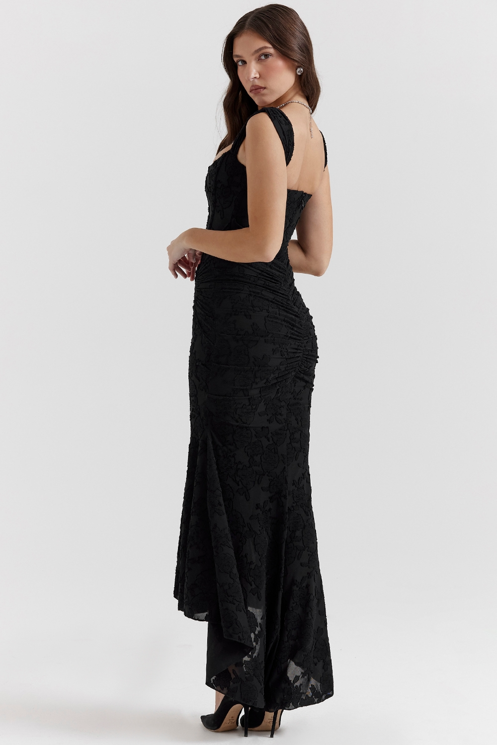 Carisia – Rochie de Damă Maxi Elegantă cu Dantelă