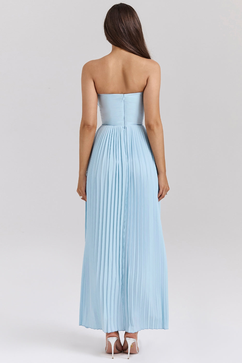 Orielle – Rochie de Damă Maxi Elegantă Drape Bloom