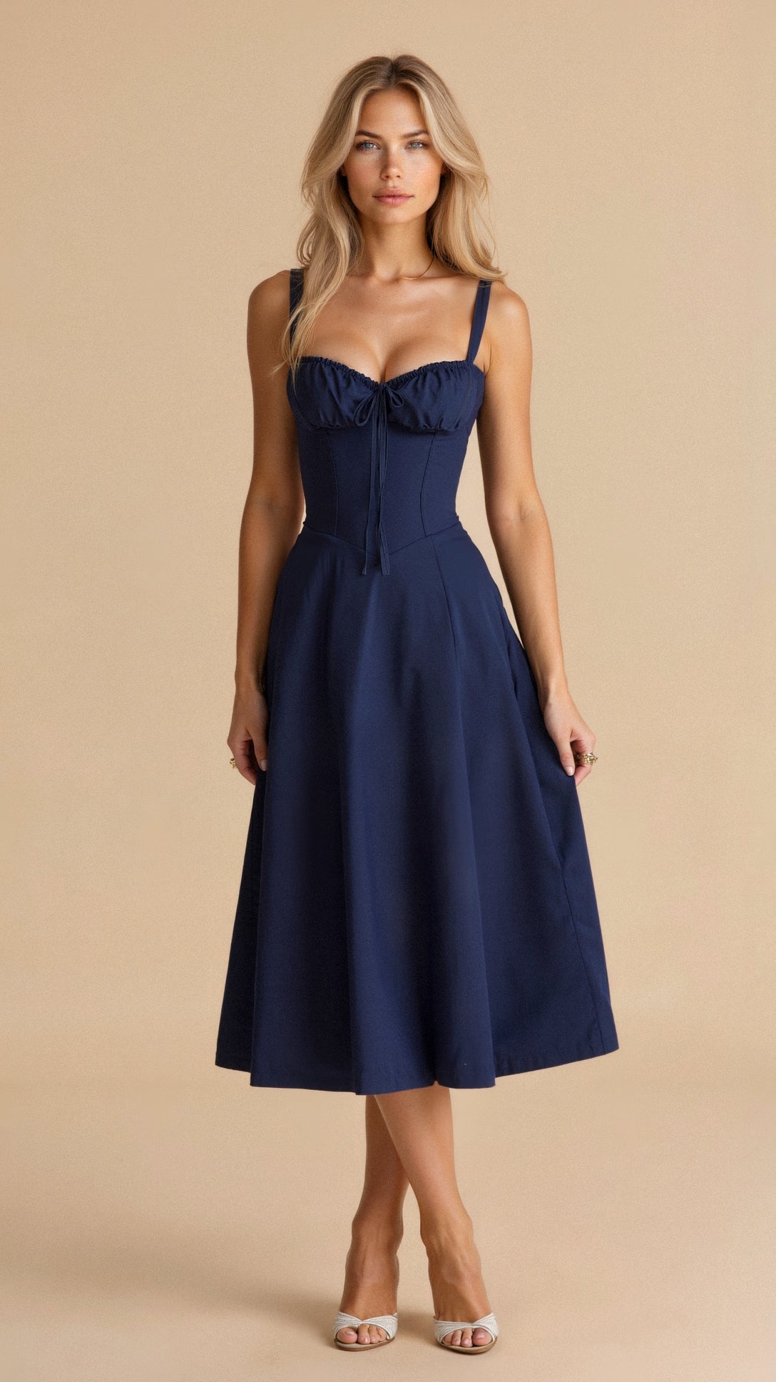 Ilona – Rochie de Damă Bustier cu Talie Evidențiată Elegantă