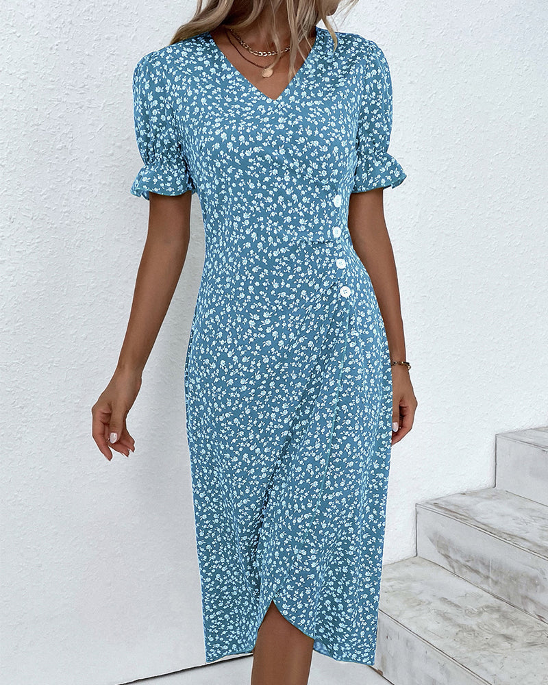 Sophie – Rochie de Damă Elegantă cu Mâneci Scurte