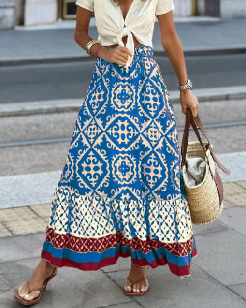 Aura – Fustă Lungă Boho Elegantă Hily