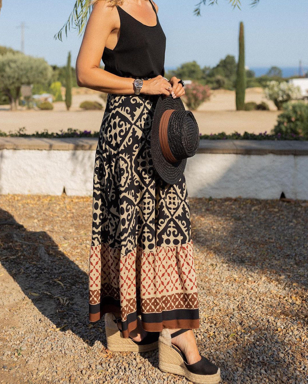 Aura – Fustă Lungă Boho Elegantă Hily