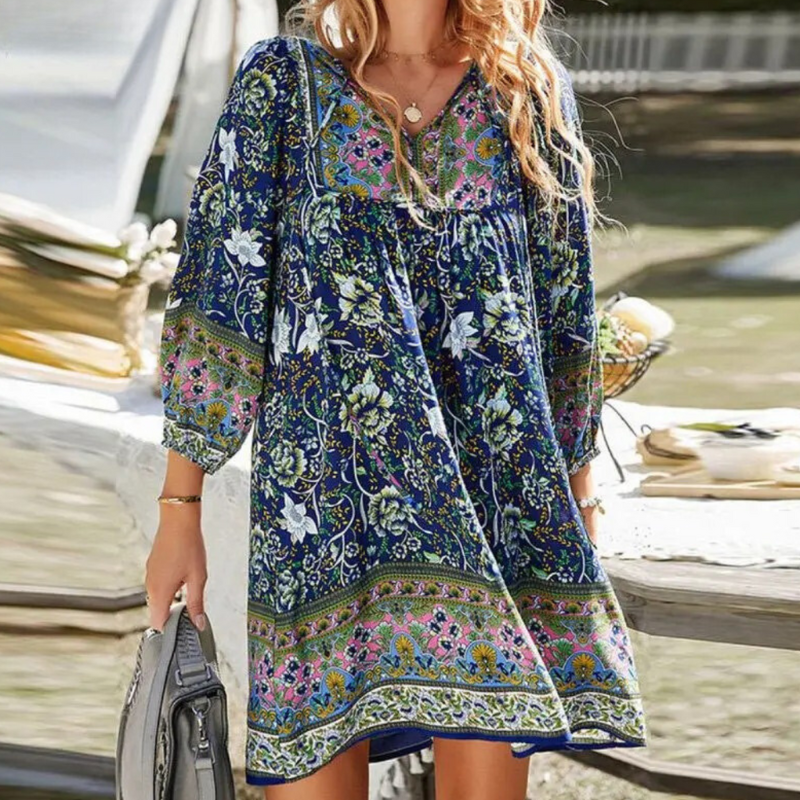 Keila – Rochie de Damă Lungă Boho Elegantă