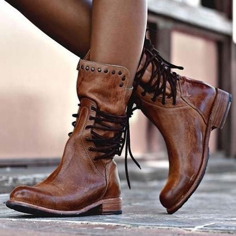 Aruna – Botine de Damă Elegante cu Toc Stabil și Confortabile
