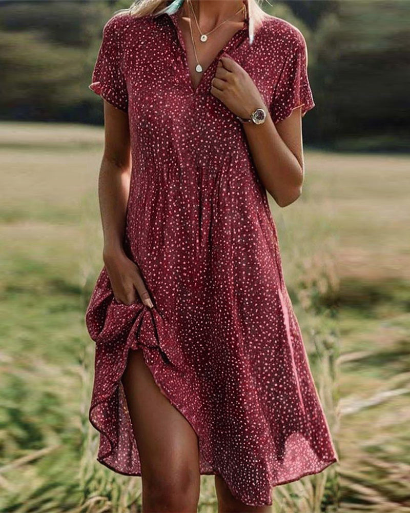 Yara™ | Rochie Vaporoasă cu Puncte