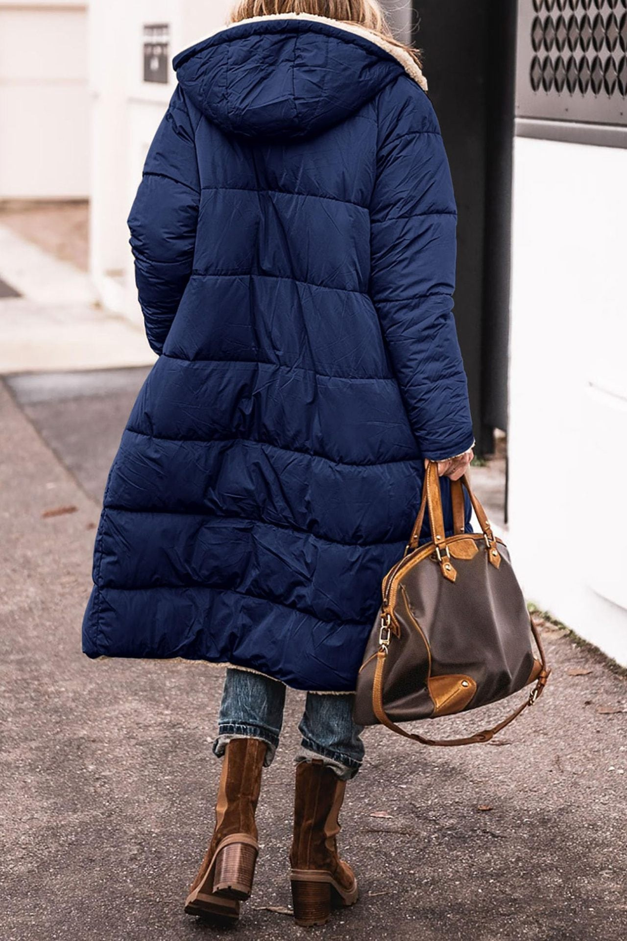Lena – Palton de Damă Elegant Lung Reversibil