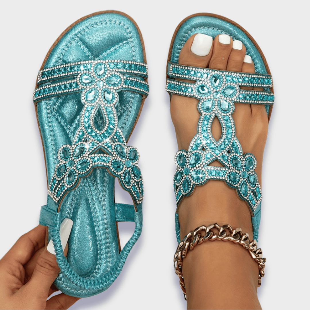 Franziska | Sandale ortopedice Boho din materiale premium
