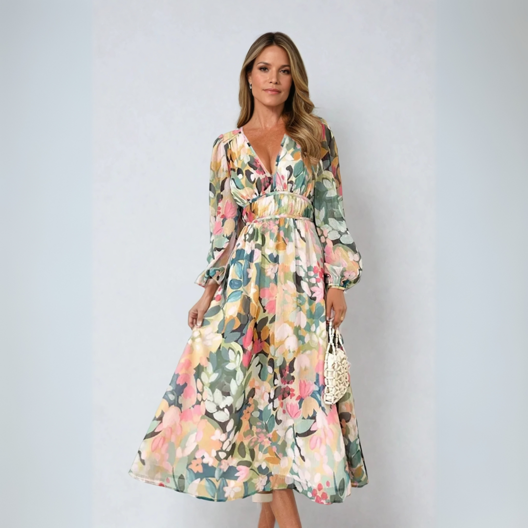 Elvira - Rochie lungă în stil boho