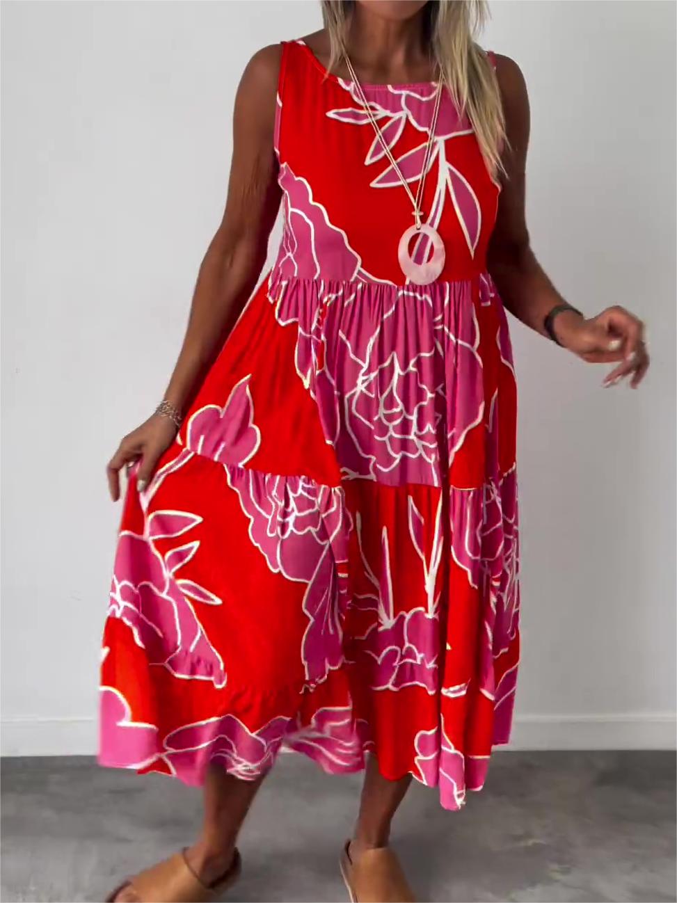 "Gwendolyn | Rochie maxi elegantă fără mâneci" can be rewritten as "Gwendolyn | Rochie elegantă maxi fără mâneci".