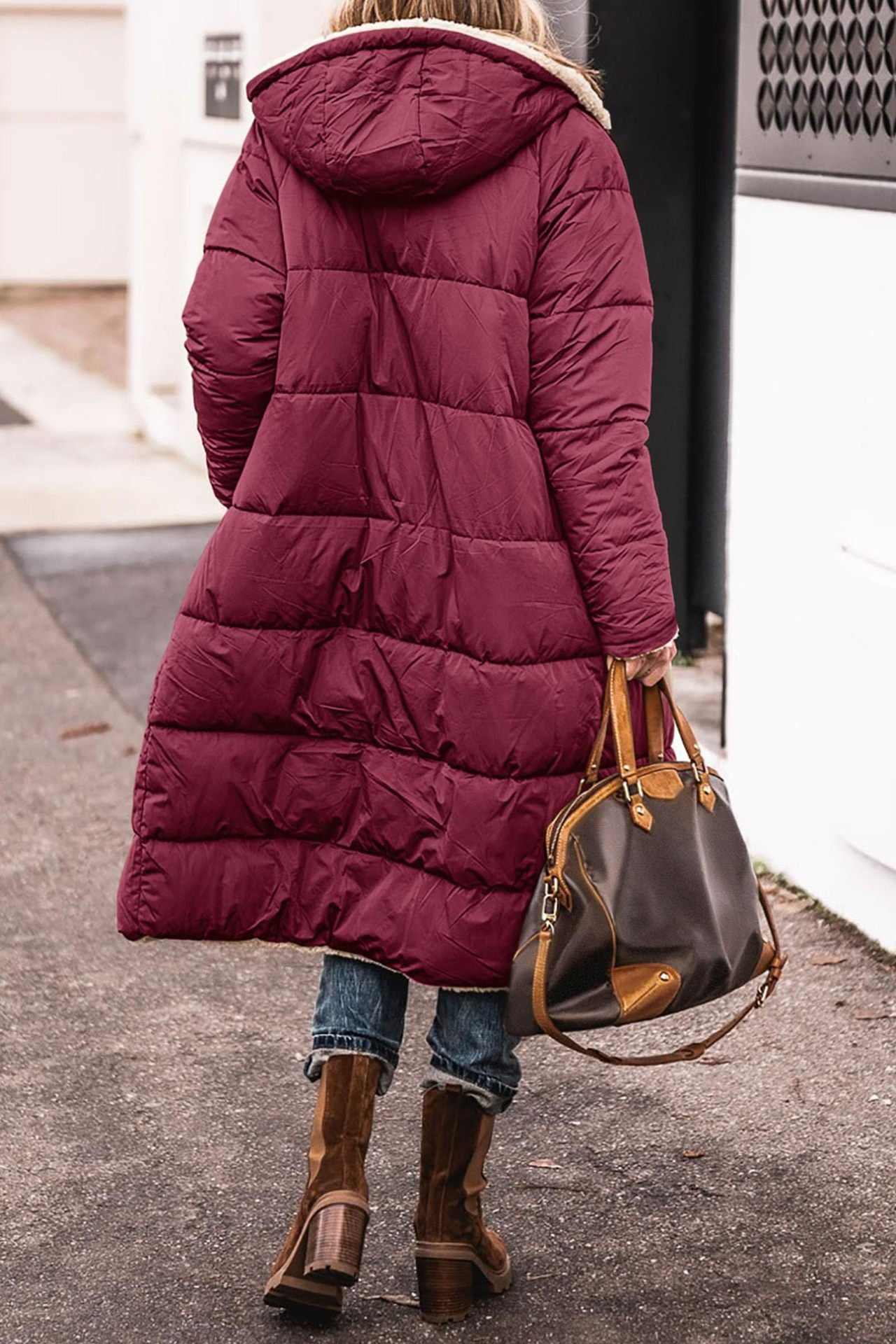 Lena – Palton de Damă Elegant Lung Reversibil