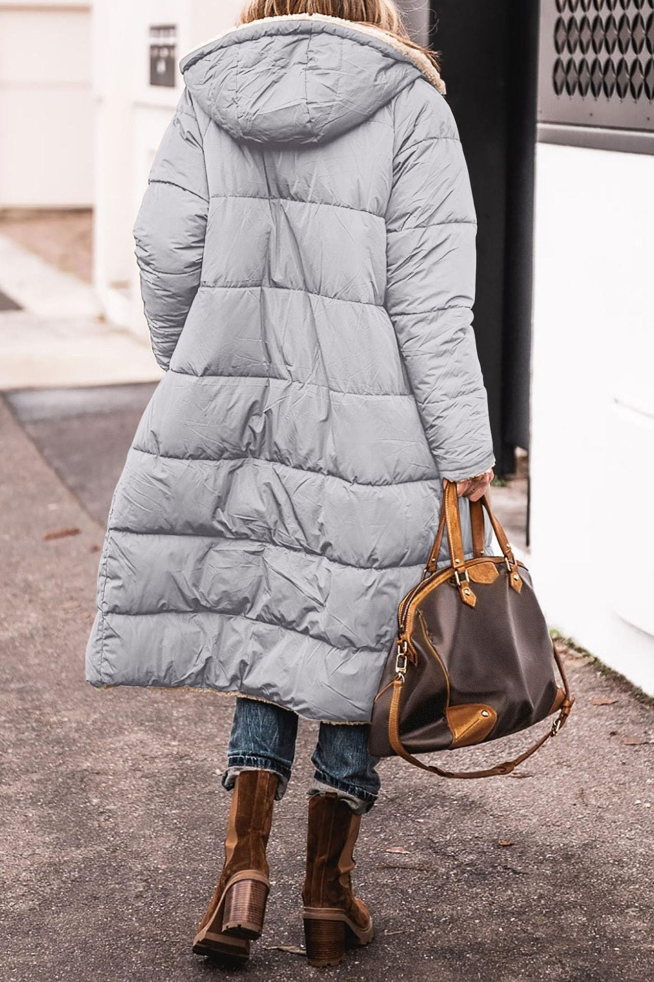 Lena – Palton de Damă Elegant Lung Reversibil