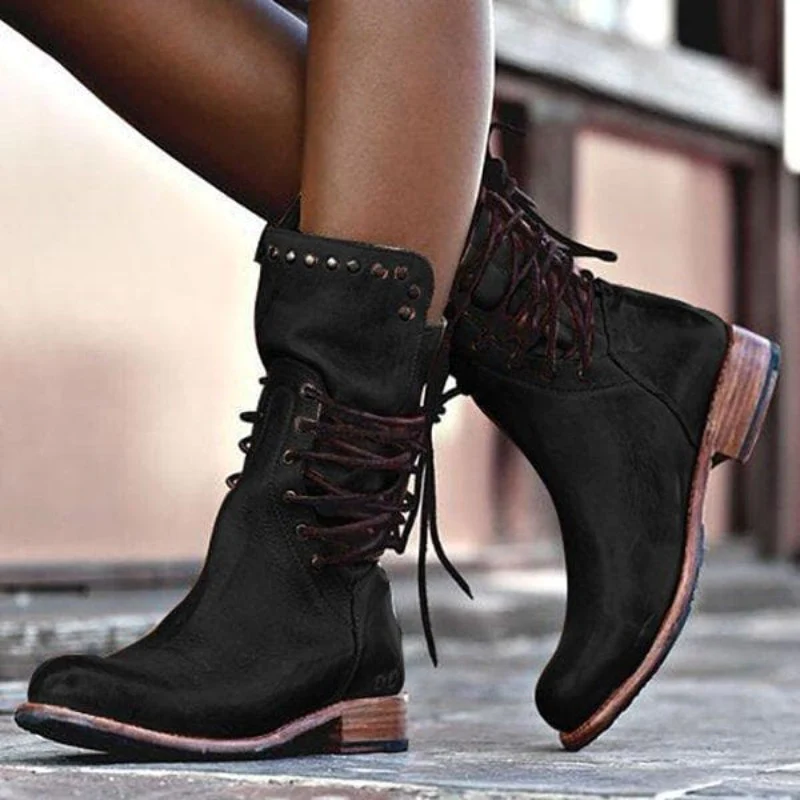 Aruna – Botine de Damă Elegante cu Toc Stabil și Confortabile