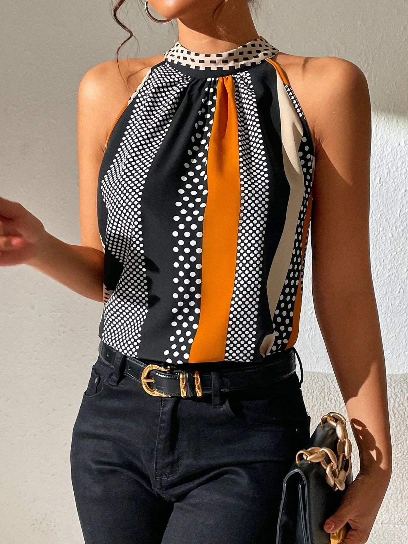 Isla | Top Halter Retro Chic