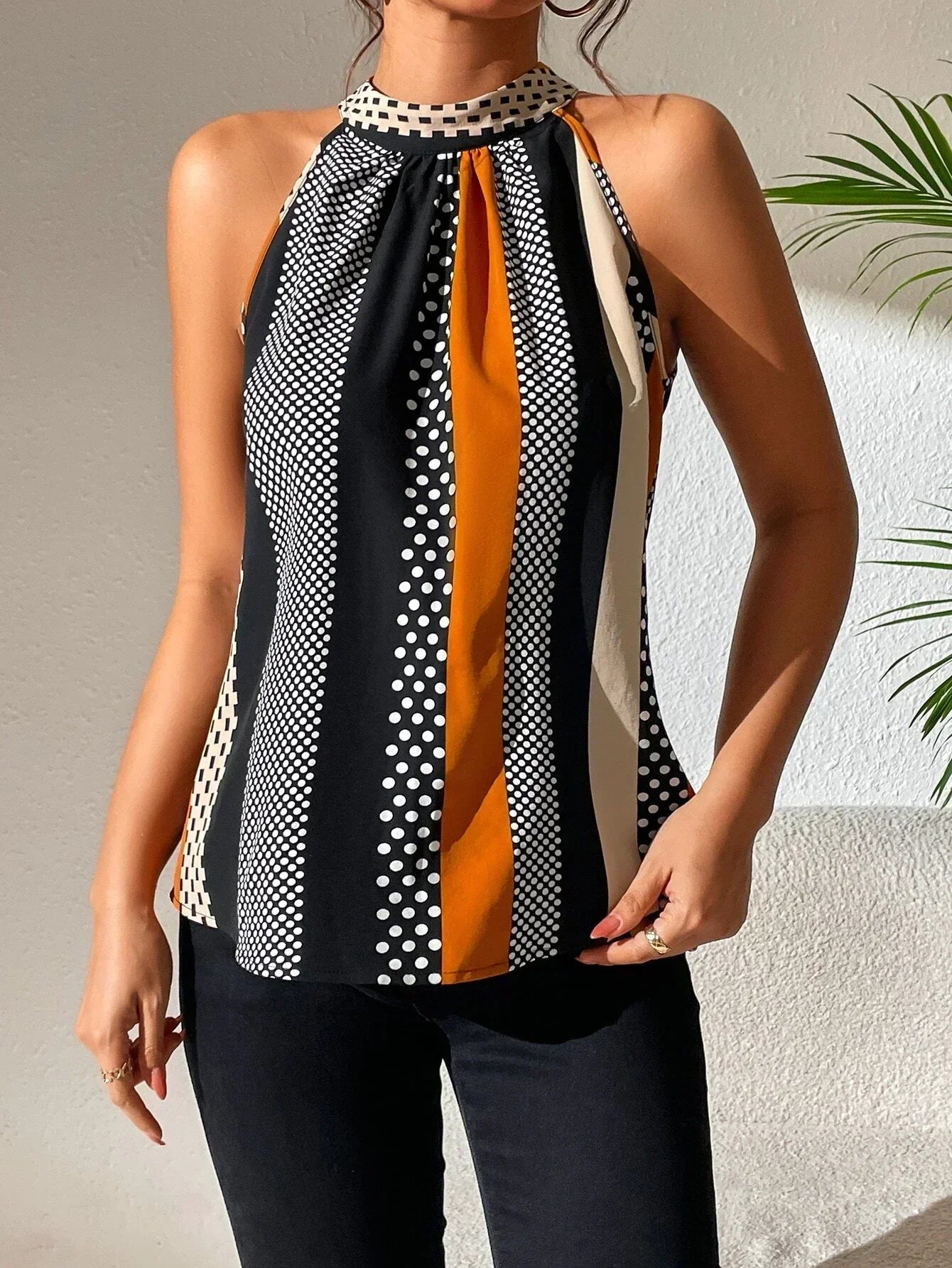 Isla | Top Halter Retro Chic