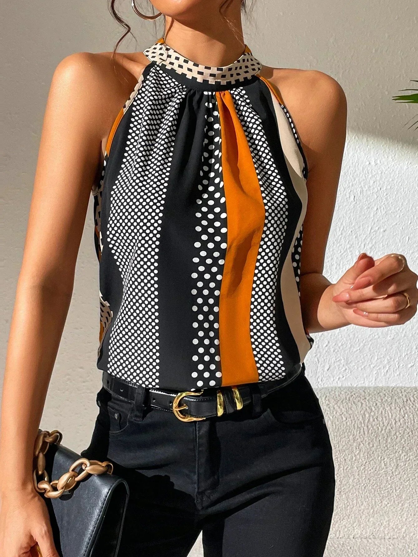 Isla | Top Halter Retro Chic