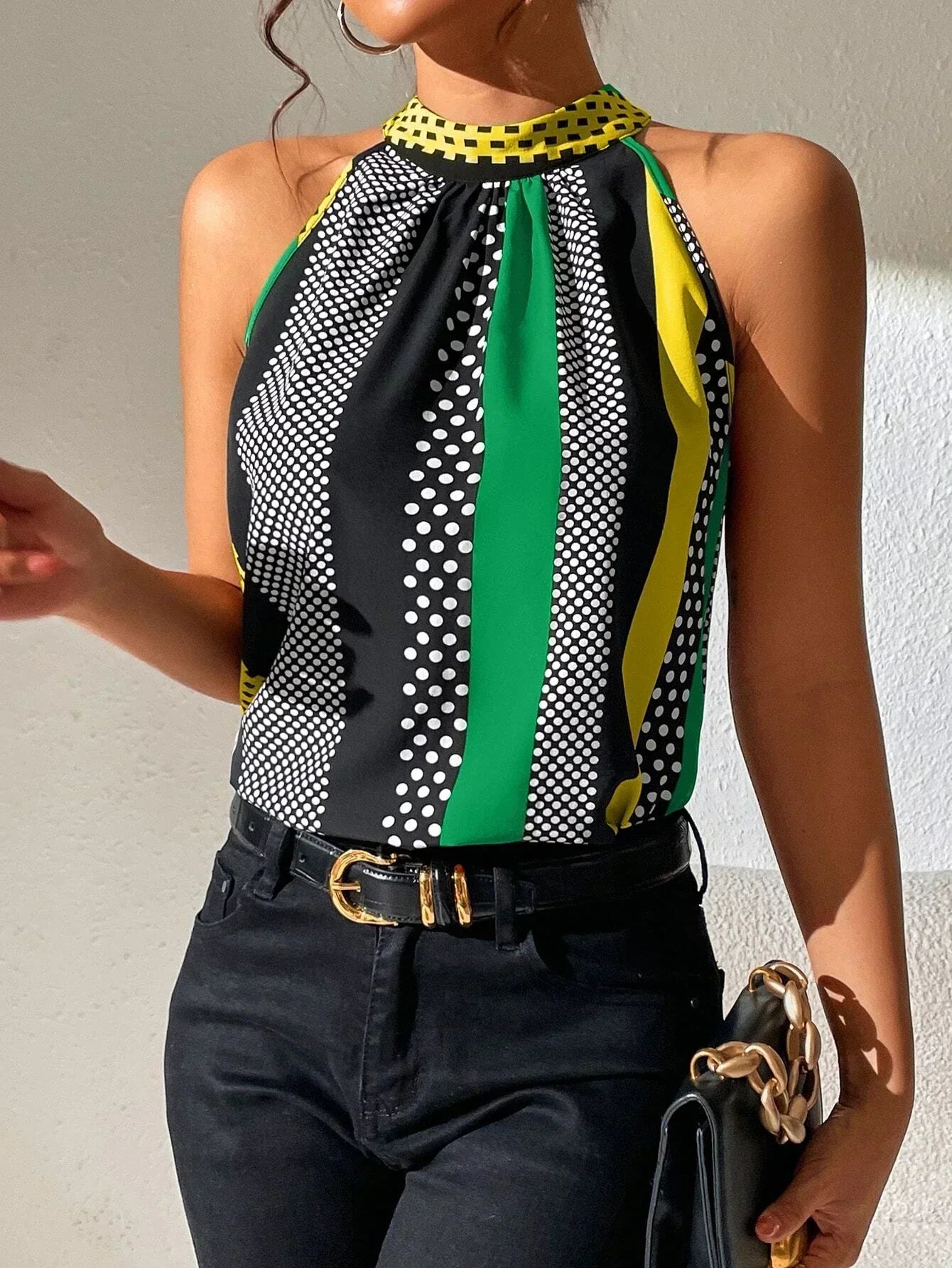 Isla | Top Halter Retro Chic
