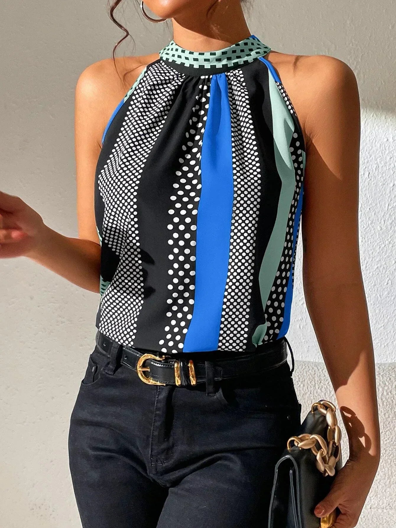 Isla | Top Halter Retro Chic
