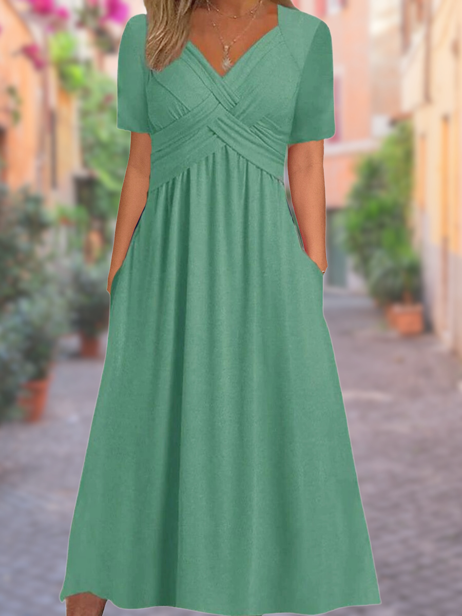 Aria | Rochie V-Neck Confortabilă