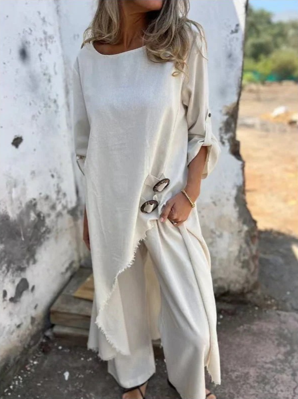 Tilda | Set din două piese cu guler rotund
