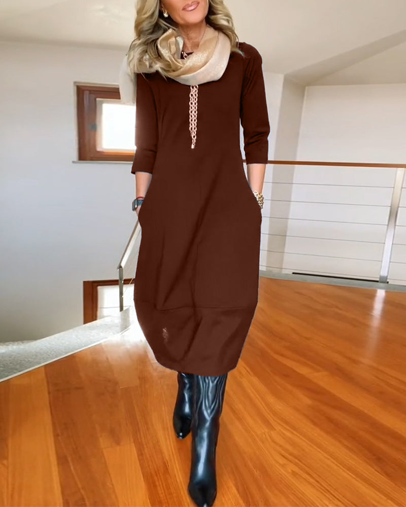 Anastazja – Rochie de Damă Elegantă cu Croi Fluide