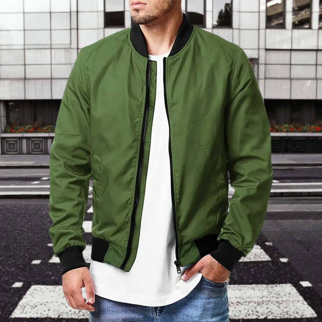"Kurt | Jachetă bomber casual pentru bărbați" can be rewritten as "Kurt | Jachetă bomber bărbați - Stil casual".