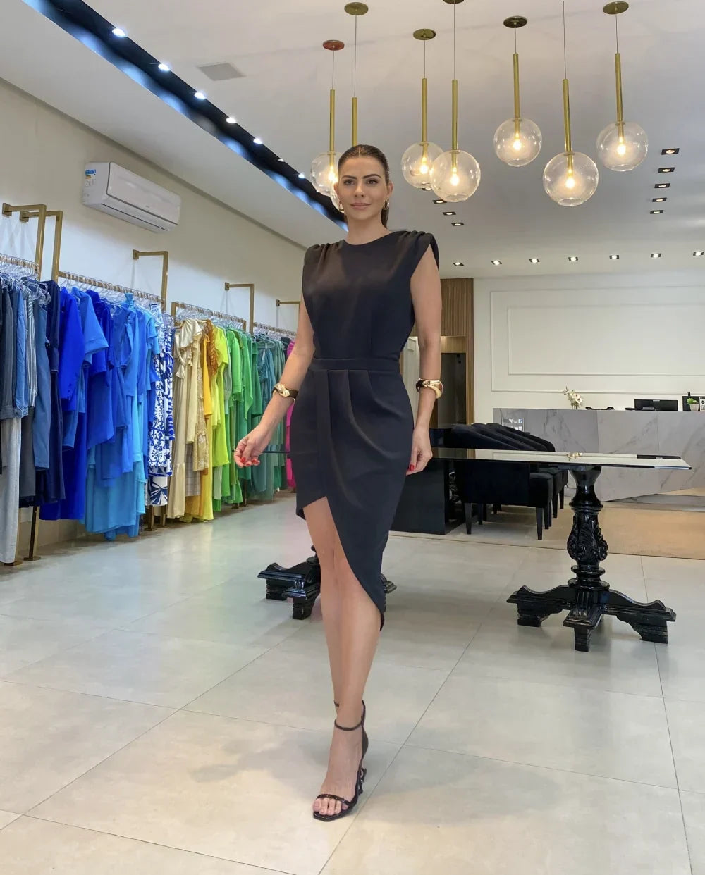 Britty | Rochie de cocktail cu fustă în stil lalea