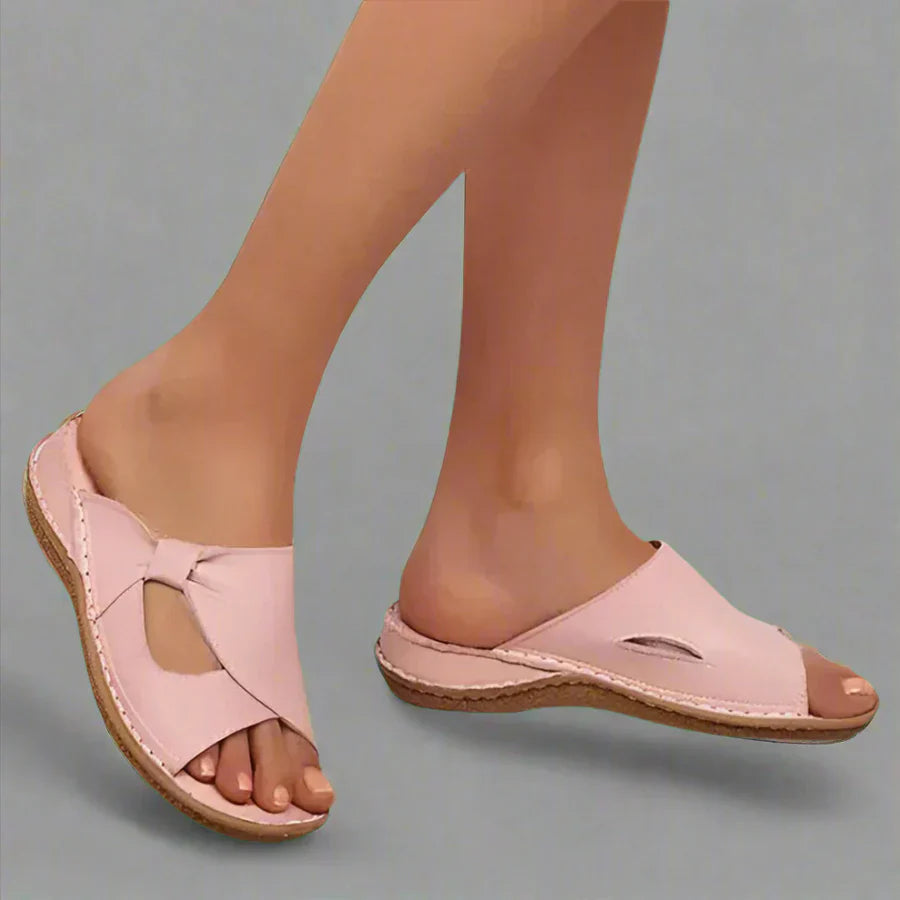 Yvonne | Sandale ortopedice din piele premium