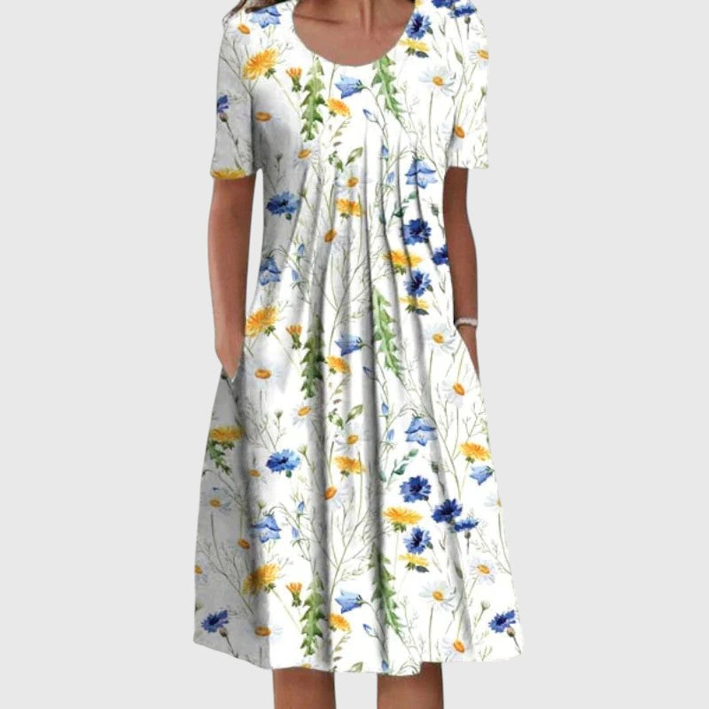 Doreen - Rochie Elegantă cu Acoperire pentru Burtă