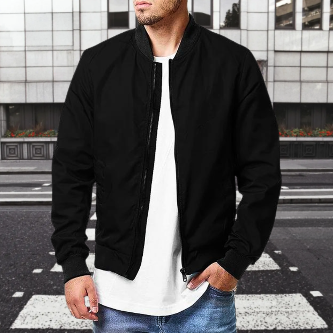 "Kurt | Jachetă bomber casual pentru bărbați" can be rewritten as "Kurt | Jachetă bomber bărbați - Stil casual".