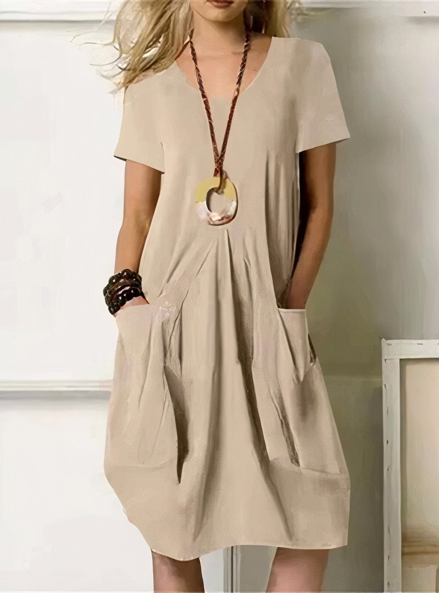 Anette – Rochie Damă Flow Lejeră Casual de Vară