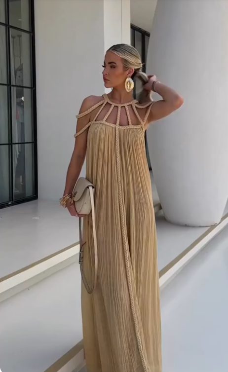 Laurana – Rochie Maxi Damă Elegantă cu Croi Fluid pentru Evenimente