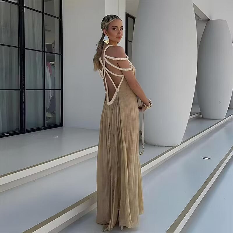 Laurana – Rochie Maxi Damă Elegantă cu Croi Fluid pentru Evenimente