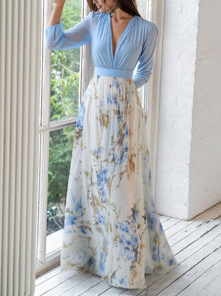 Rochie Lungă Tessa™ cu Imprimeu Floral