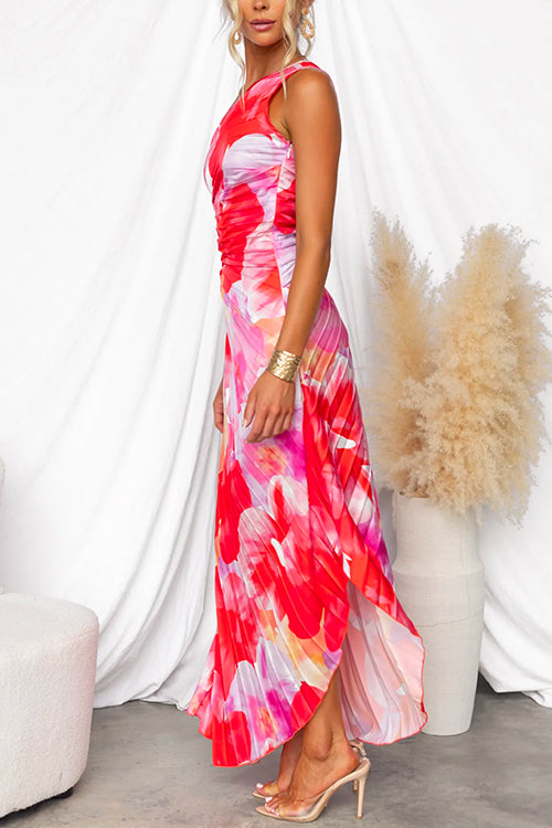 Vina – Rochie de Damă Asimetrică cu Un Umăr Elegant