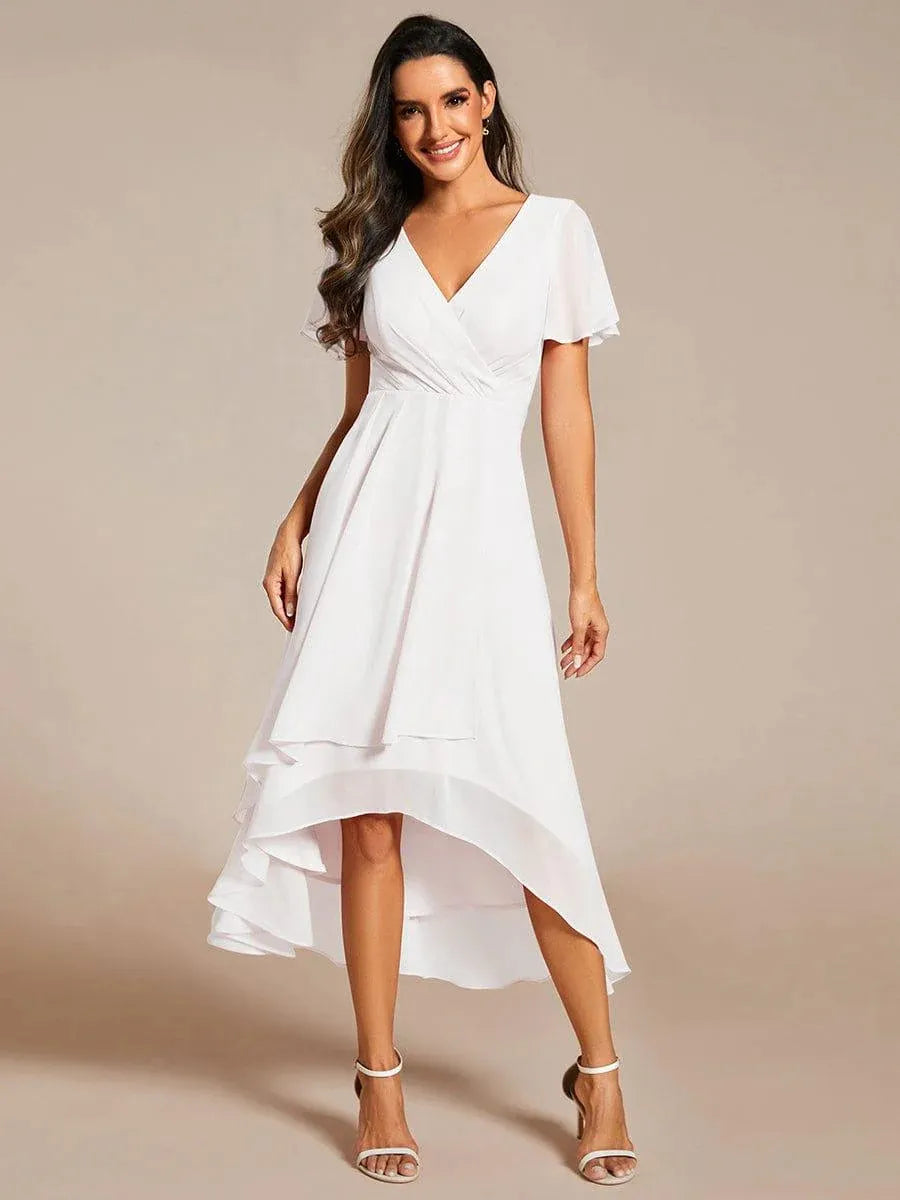 Jules – Rochie de Damă Elegantă Midi în Linia A cu Mâneci Fluide