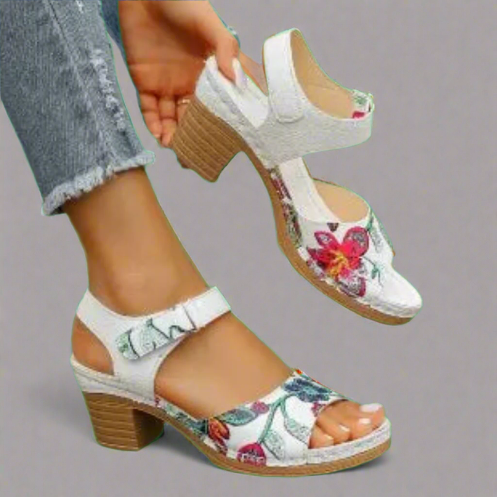 Marisa – Sandale de Damă Elegante Peep-Toe Făcute Manual din Materiale Premium