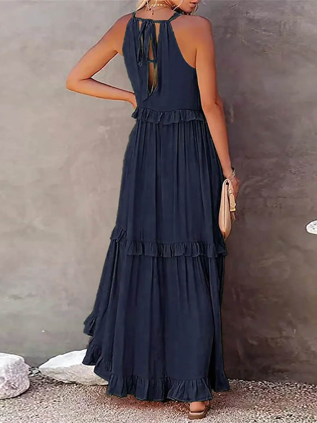 Rochie Maxi Darcey™ cu Volane