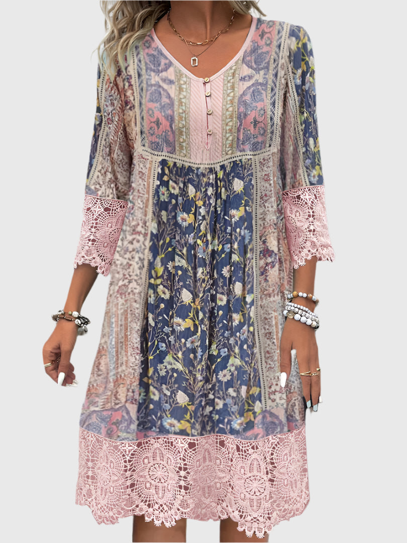 Amanda – Rochie de Damă Cu Model Boho Elegant