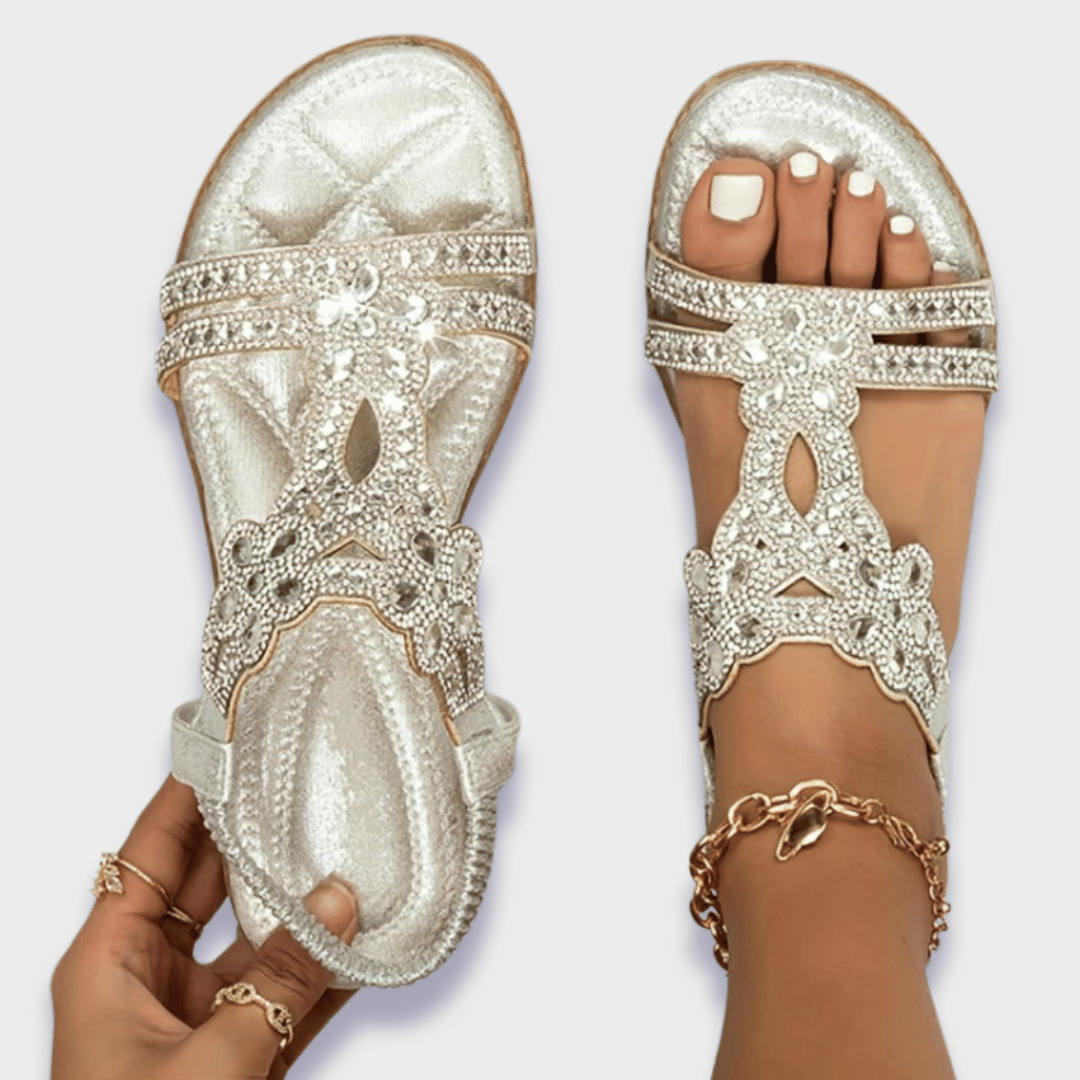 Franziska | Sandale ortopedice Boho din materiale premium
