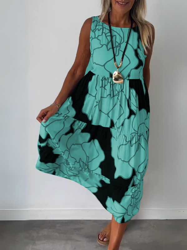 "Gwendolyn | Rochie maxi elegantă fără mâneci" can be rewritten as "Gwendolyn | Rochie elegantă maxi fără mâneci".