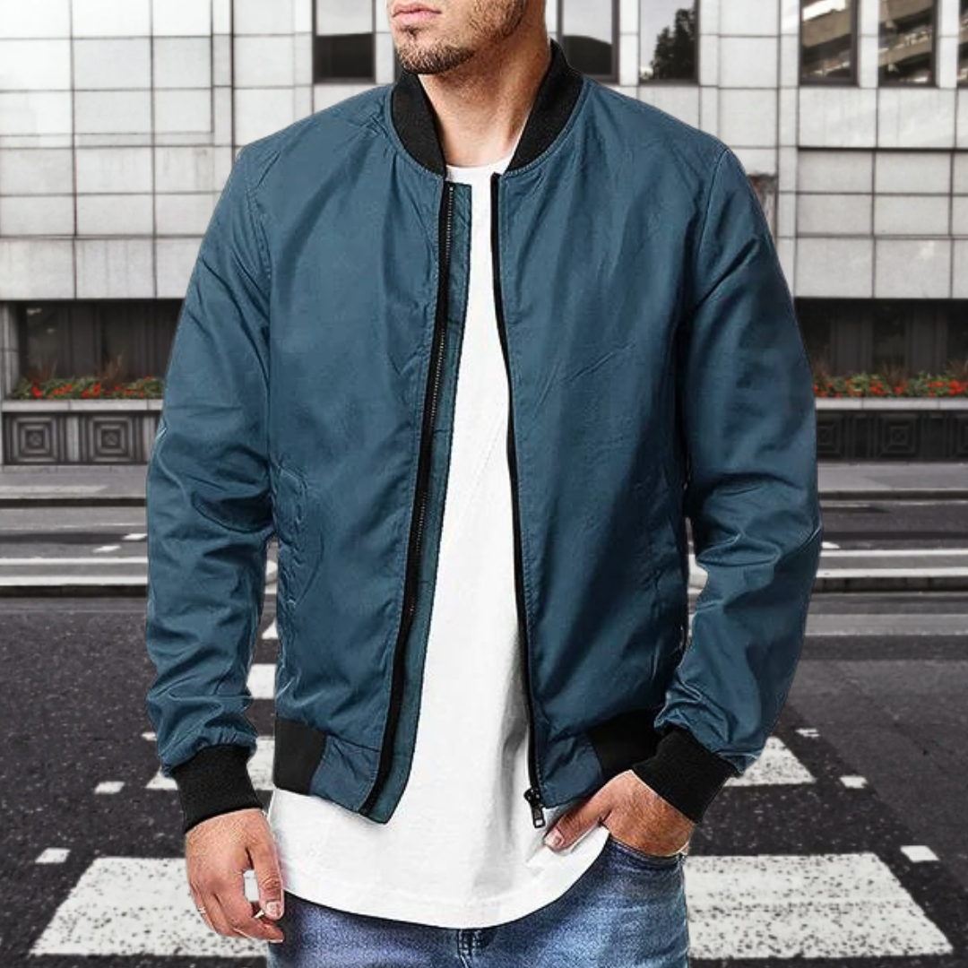 "Kurt | Jachetă bomber casual pentru bărbați" can be rewritten as "Kurt | Jachetă bomber bărbați - Stil casual".