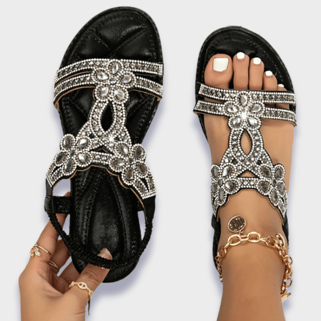 Franziska | Sandale ortopedice Boho din materiale premium