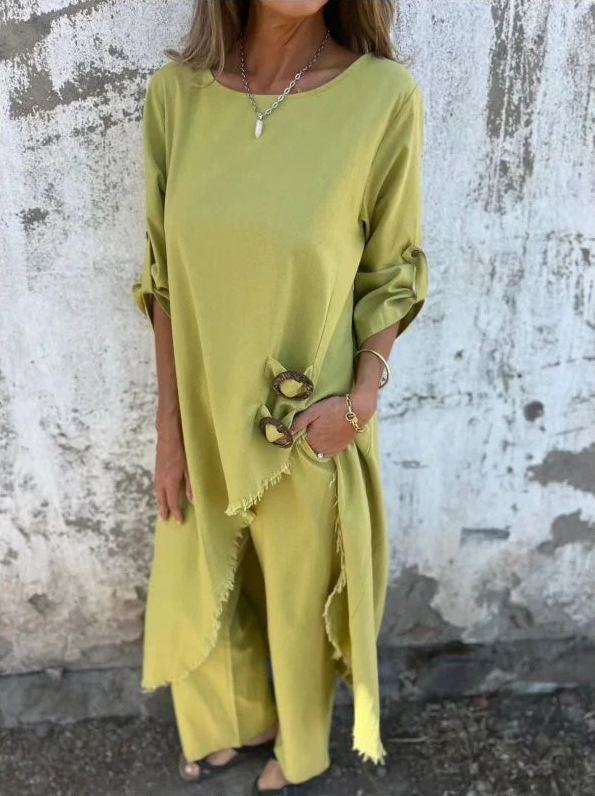 Tilda | Set din două piese cu guler rotund