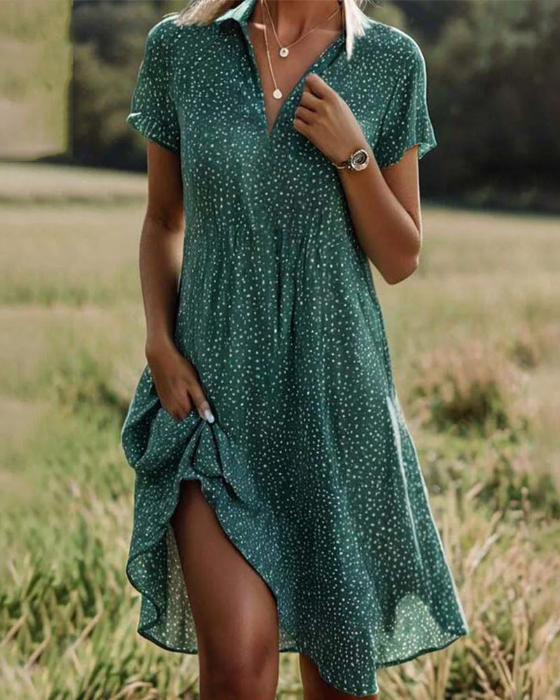 Yara™ | Rochie Vaporoasă cu Puncte