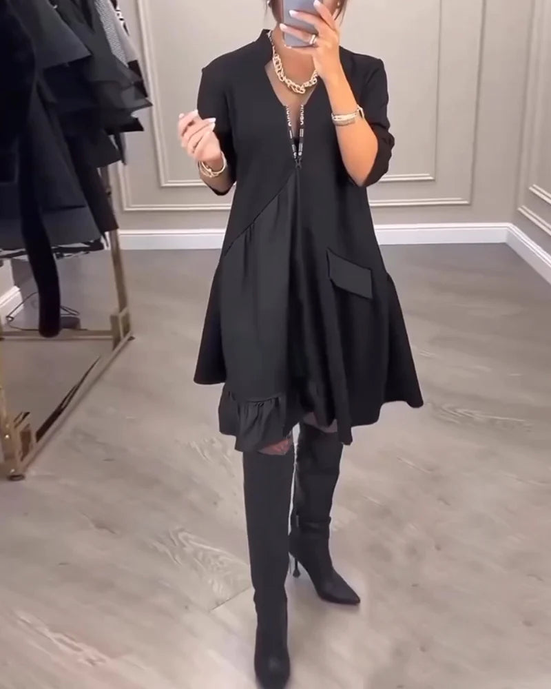 Christine – Rochie de Damă Elegantă Boho Midi