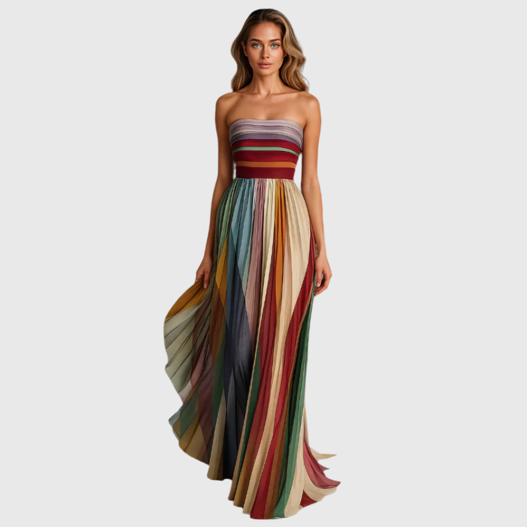 Nicholls – Rochie de Damă Colorată Fără Mâneci