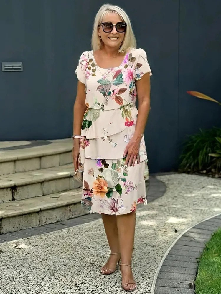 Francin | Rochie Lejeră cu Motive Florale