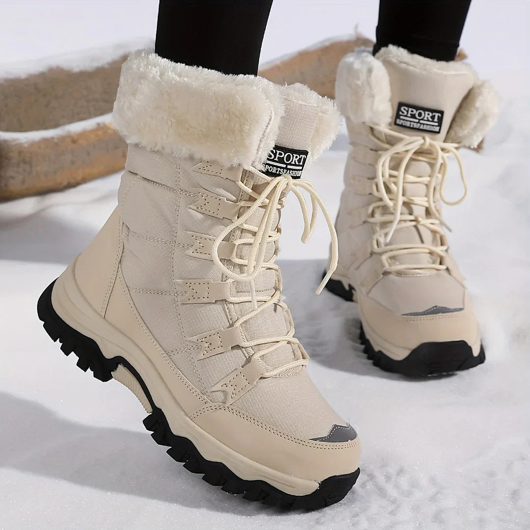 Riley – Botine de Damă de Iarnă cu Blană Călduroasă