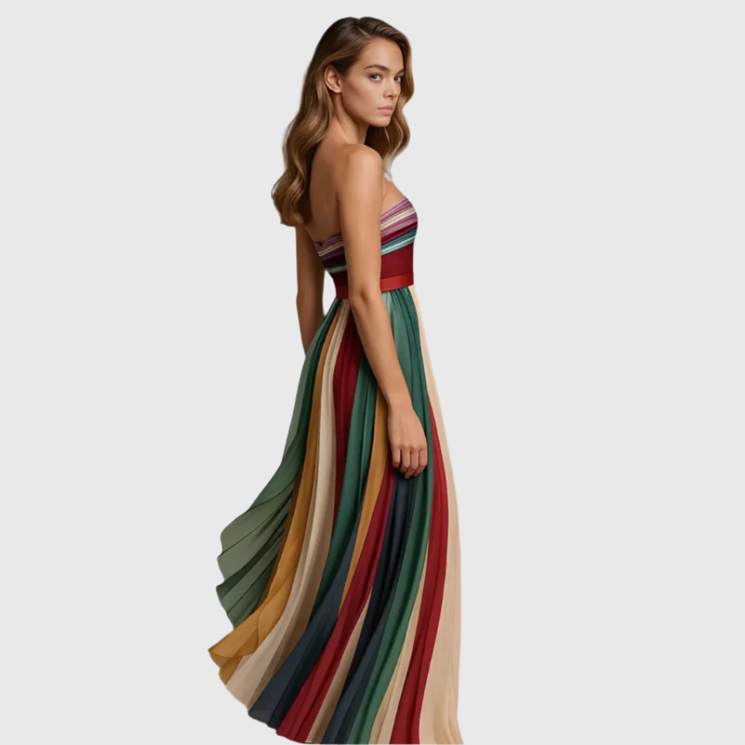 Nicholls – Rochie de Damă Colorată Fără Mâneci